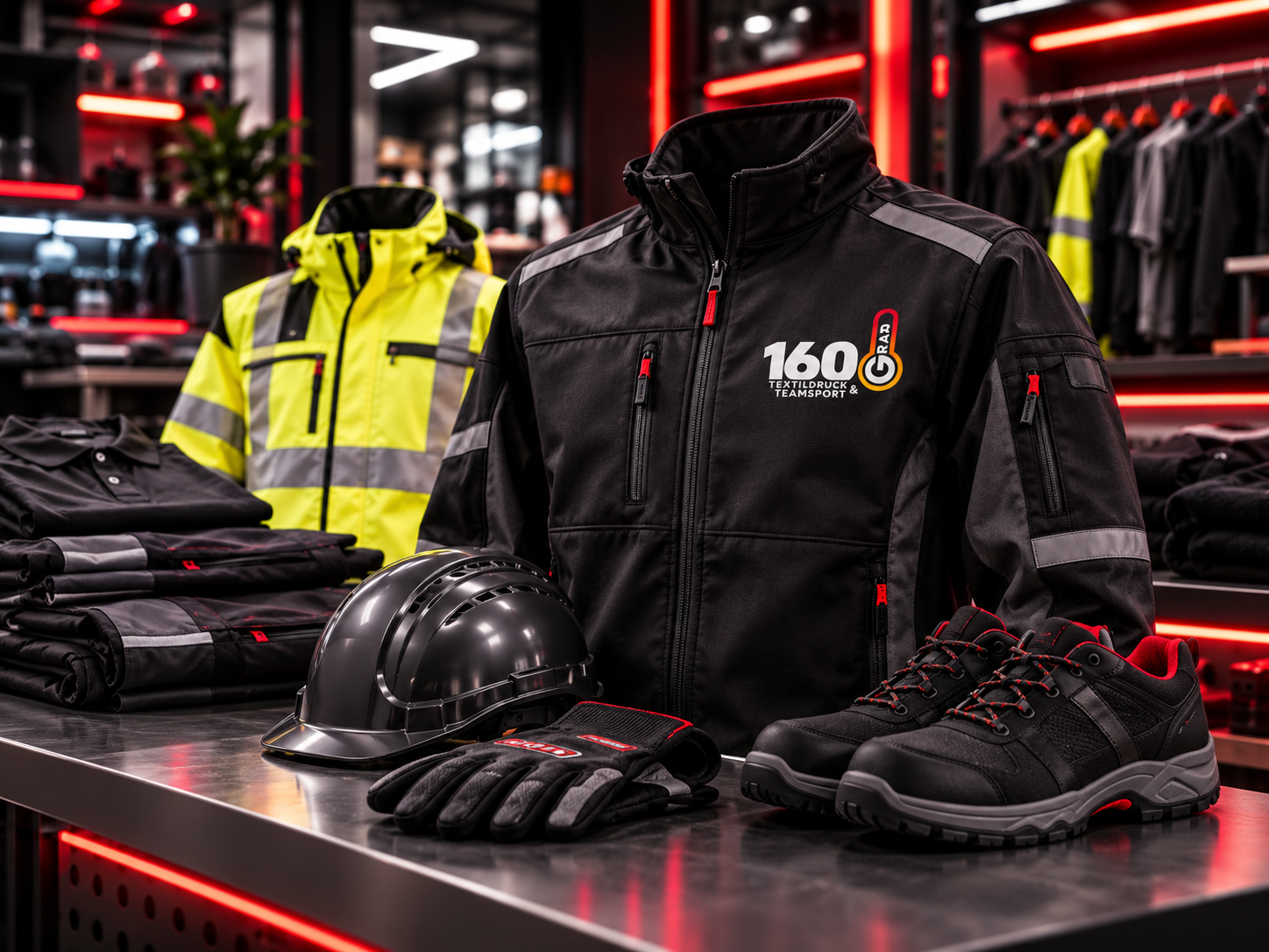 Arbeitsjacke und Firmenbekleidung